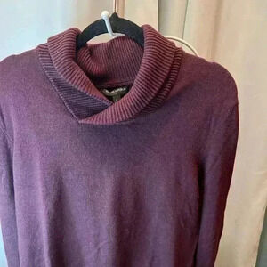 Banana Republic Factory Shawl Collar Sweater Burgundy Size large
